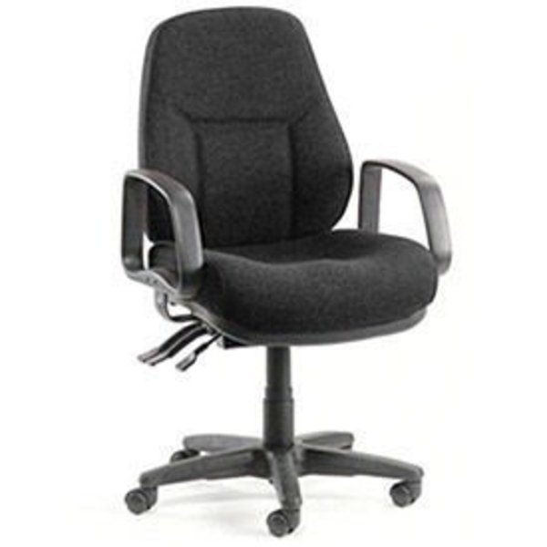 Global Industrial Low Back Executive Chair, Black 516148BK
